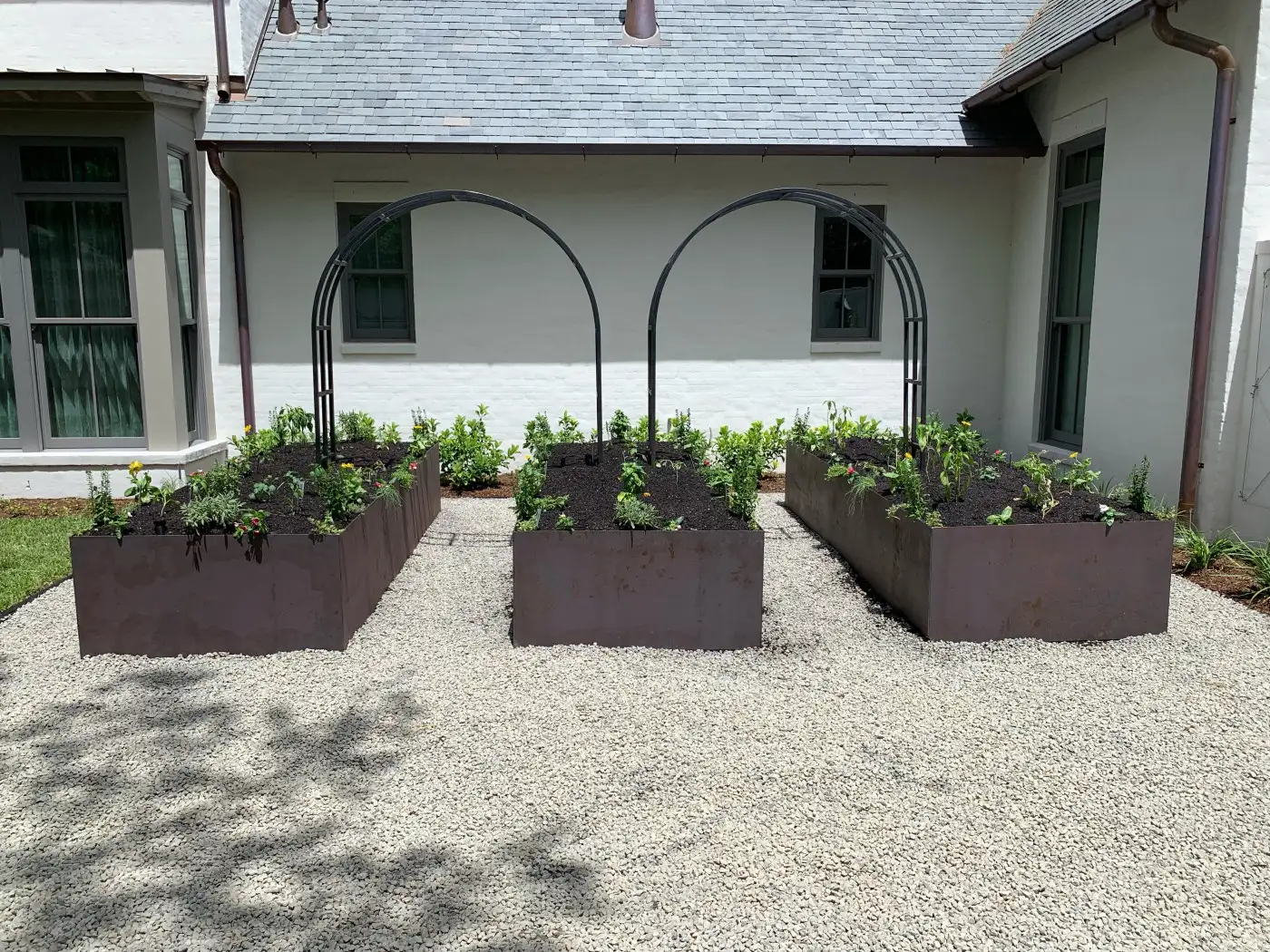 Corten Steel Planters and Raised Garden Beds image