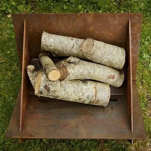 Corten Steel Propane Fire Pit Easy assembly For Outdoor Camping image 4