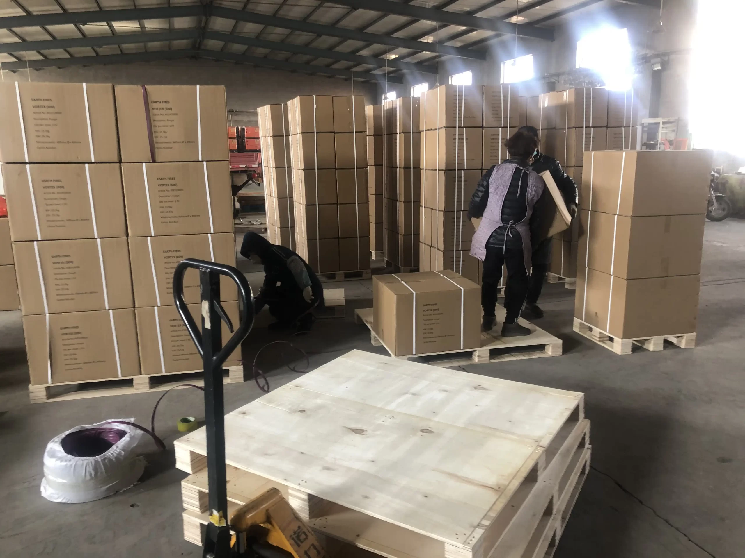 Batch of Weathering Steel Fire Bowls Ready for Dispatch image